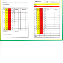 score-karte, blauer platz-1