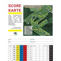 Score-Karte Gelber Platz 18 Loch Vorschau neu